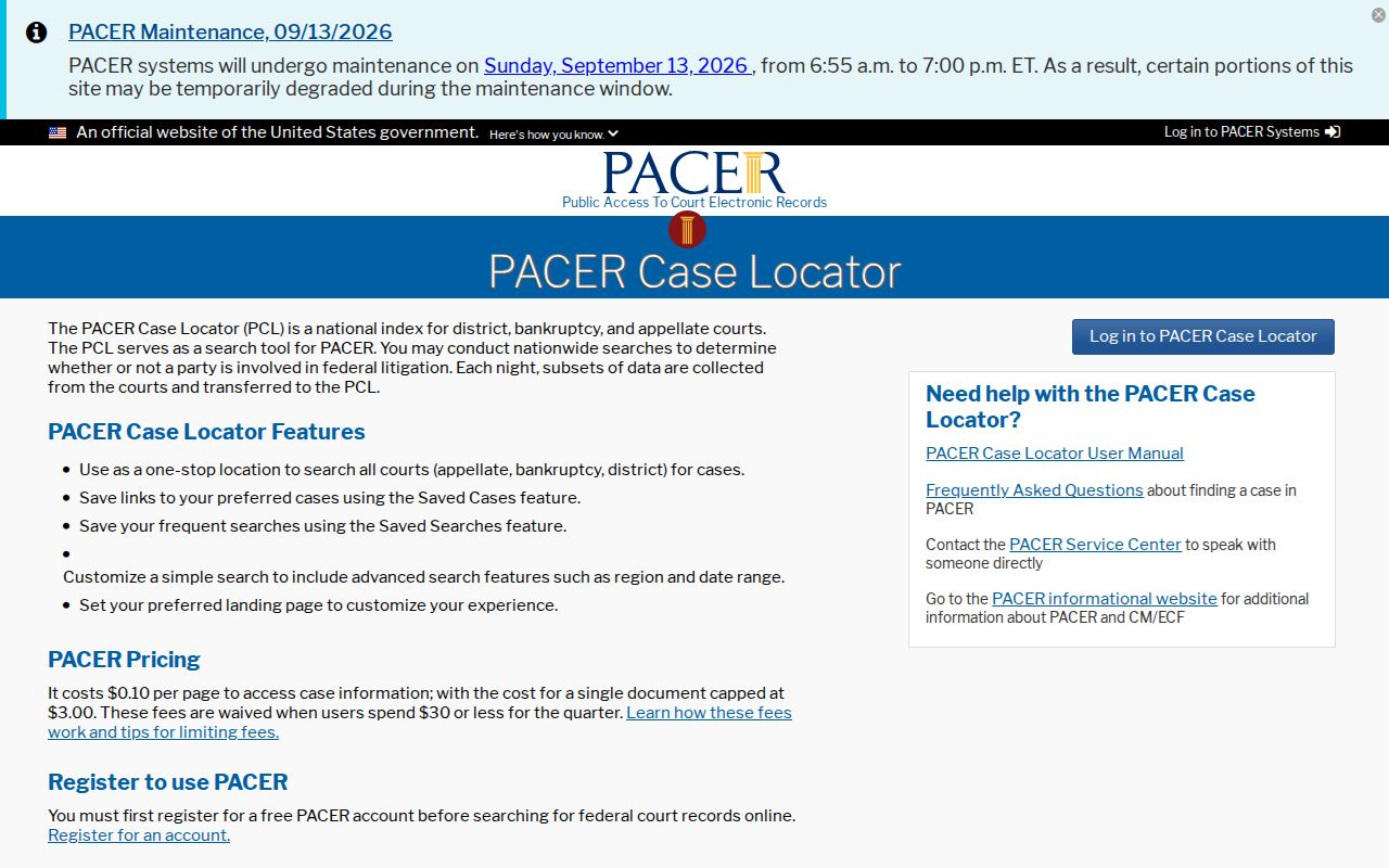 Delta County most wanted: federal case locator interface